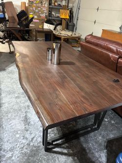modern wood table