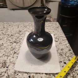 Vintage amethyst black Vase #3