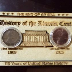 First And Last Lincoln penny 1(contact info removed)