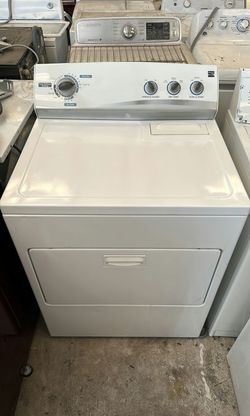 White Kenmore Dryer Large Capacity Quiet
