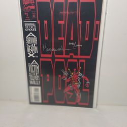 Deadpool Number One Limited To 10,000 With Artist Signature With COA