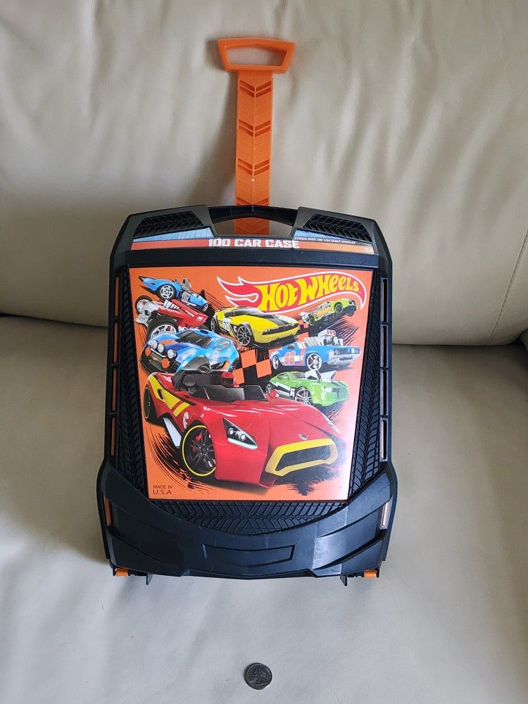 Hot Wheels By Tara 100 Cars Rolling Storage Hardcase On Wheels Toy Gifts