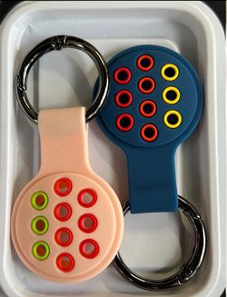 Protective Case Compatible for Apple AirTag,Silicone AirTag Case Portable Tracker Holder Protector Case Keychain Key Ring for Keys, Dog, Backpacks,