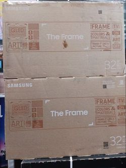 32" Screen QLED Frame TV By Samsung.  No Wallmount Inc.  Qn32LS03BDFXZA
