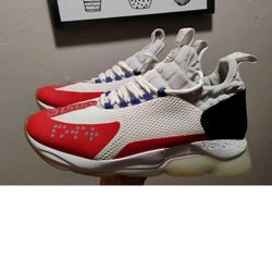 VERSACE Chain Reaction Red White Blue Sneakers Men Shoes Authentic Men's 13