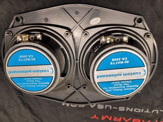 Custom AutoSound CA 2008 Dual Dash Speaker Hotrod