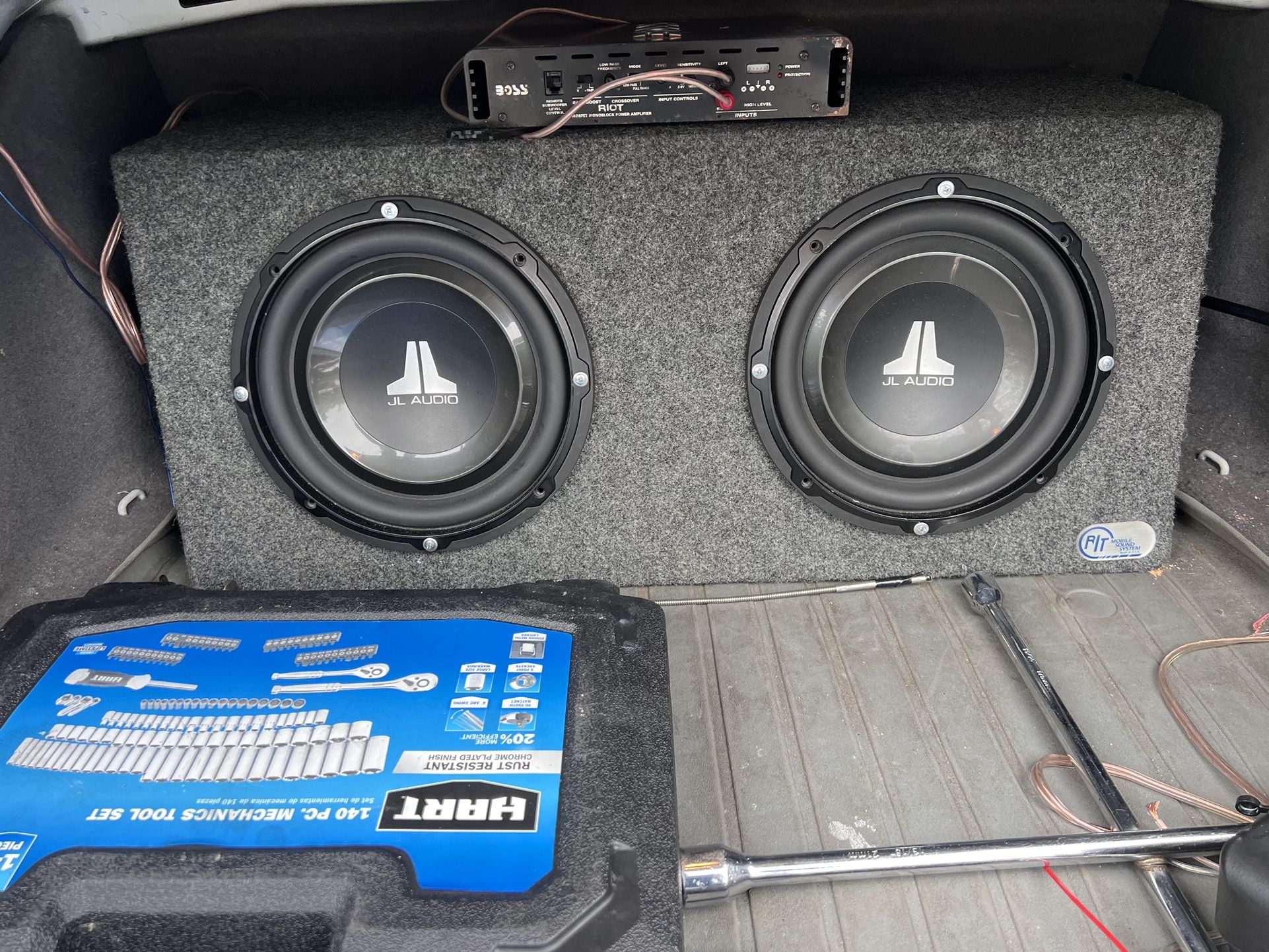 JL Audio 10” 10W1v3-4 Subwoofers In Custom Sealed Box