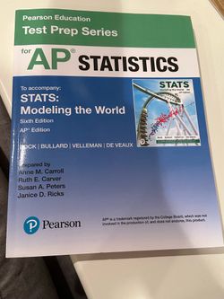 Pearson Test Prep Series for AP Statistics: Modeling the World (6th Edition)