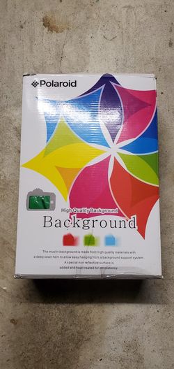Polaroid Pro Studio Green Chroma-Key Premium Muslin Backdrop (10' x 16.5')