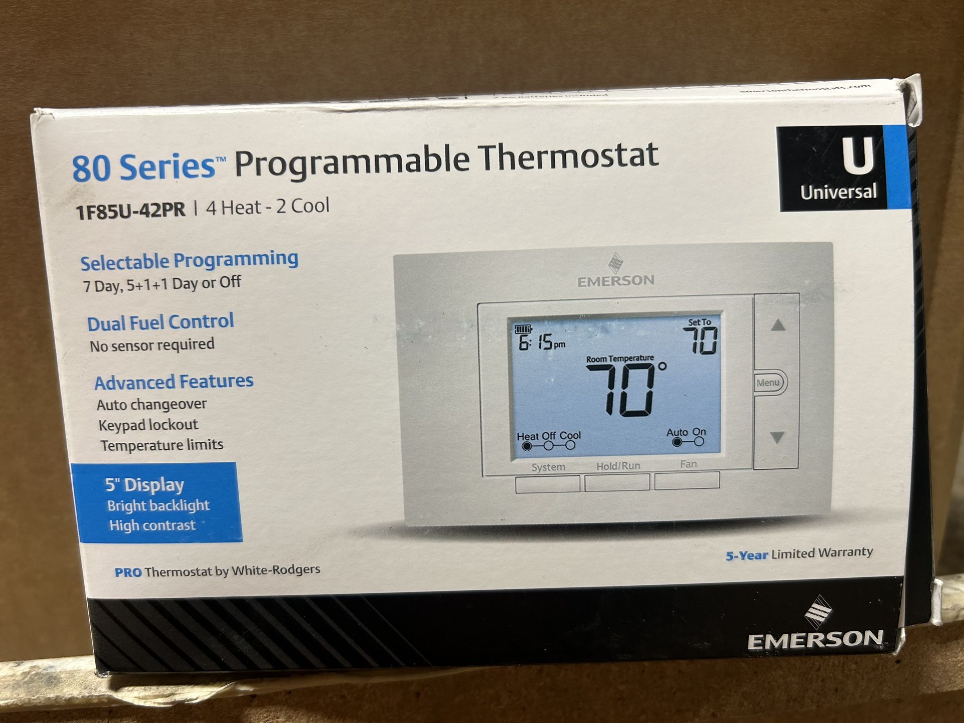 Emerson Programable Thermostat