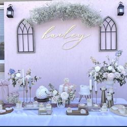 Blush Pink Event Backdrop / Party Dessert Table Backdrop