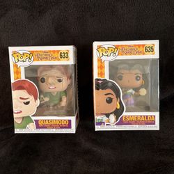 Disney HUNCHBACK OF NOTRE DAME BUNDLE Funko POP ! Loungefly Backpack 🎒 In Profile 