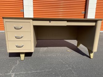 Cole steel vintage metal desk