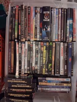 Large Lot of DVDs Movies and TV Series