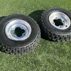 Honda TRX450R Wheels Tires and OEM Seat (parts for sale)