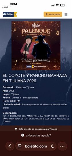 El Coyote y Pancho Barraza en Palenque de Tijuana