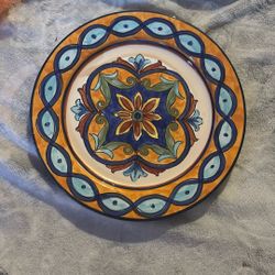 Unique Evil Eye Design Plate