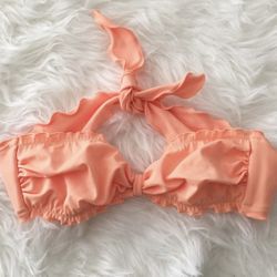 Victoria secret coral bikini top