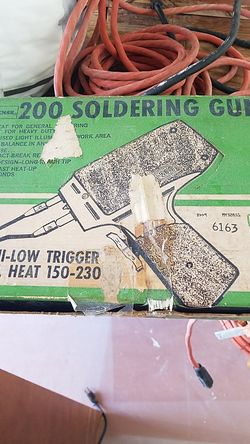 Antique craftsman soldering gun