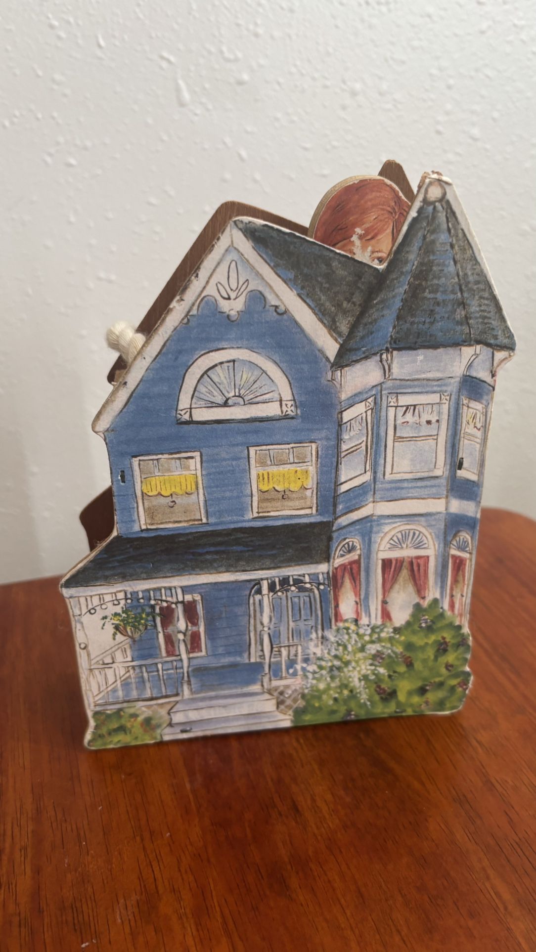 Antique Wooden Dress Up Doll/house