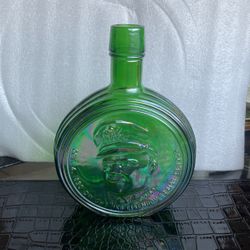 Vintage Green Wheaton Dwight Ike Eisonhower Glass