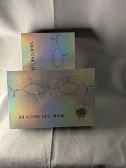 Silicone LED Face Mask Light Therapy, Skin Care Mask, Portable, for Home Use