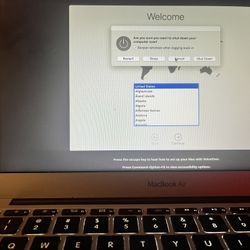 MACBOOK AIR 2016 MODEL SILVER/CHROME