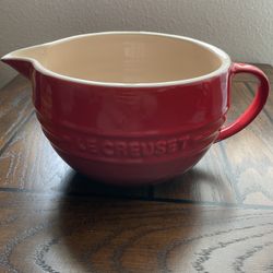 Le Creuset Red Mixing Bowl