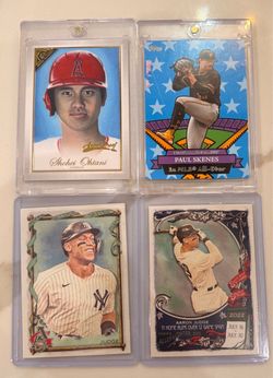 2019 Topps Gallery - Shohei Ohtani #25 Short Ptint 2nd Year +  Skenes & Judge 4
