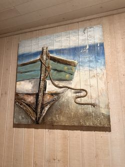 Boat wall art