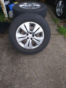 Subaru tires with wheels