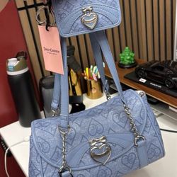 Juicy Couture Precious Moment Satchel & Wallet: BRAND NEW