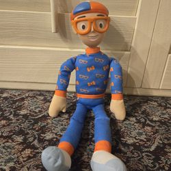 16" My Buddy Blippi Nighttime Doll Plush, Stomach Button Plays Sleep Sounds & Phrases, Kids Toddlers