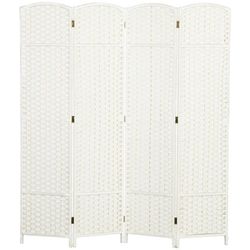 Room Divider Screen 4 Panel, Tall Privacy Screen