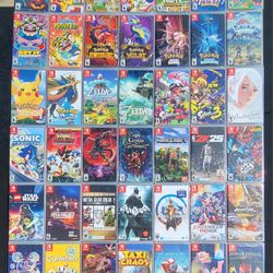 Nintendo Switch Games - 42-Game Lot - New Sealed - See Photos & Description