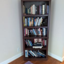 Mahogany Wood Bookshelf