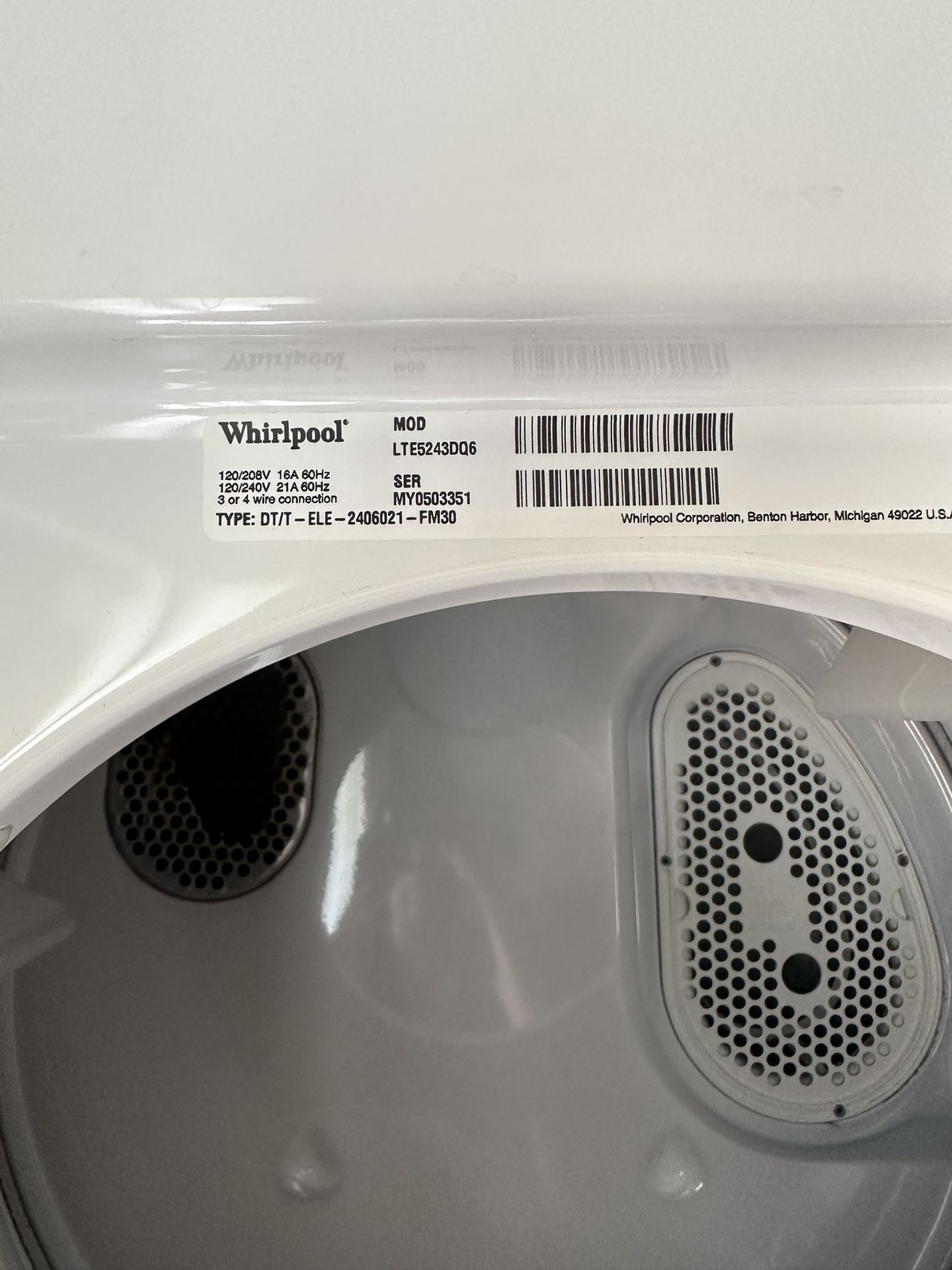 Stacked Washer And Dryer