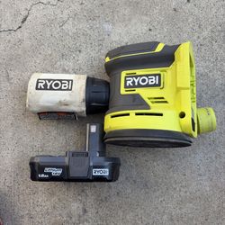 Ryobi 18V Sander With Battery