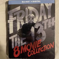Friday the 13th 8-Movie Collection Steelbook (Blu-ray+Digital) NEW Box Set