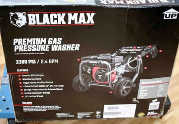 BRAND NEW BLACK MAX 3300 PSI GAS PRESSURE WASHER –