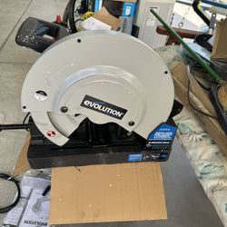Evolution Metal Chop Saw with Blade for Metal  EVOSAW380 Reduced For Quick Sale