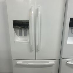 White French Door Refrigerator 