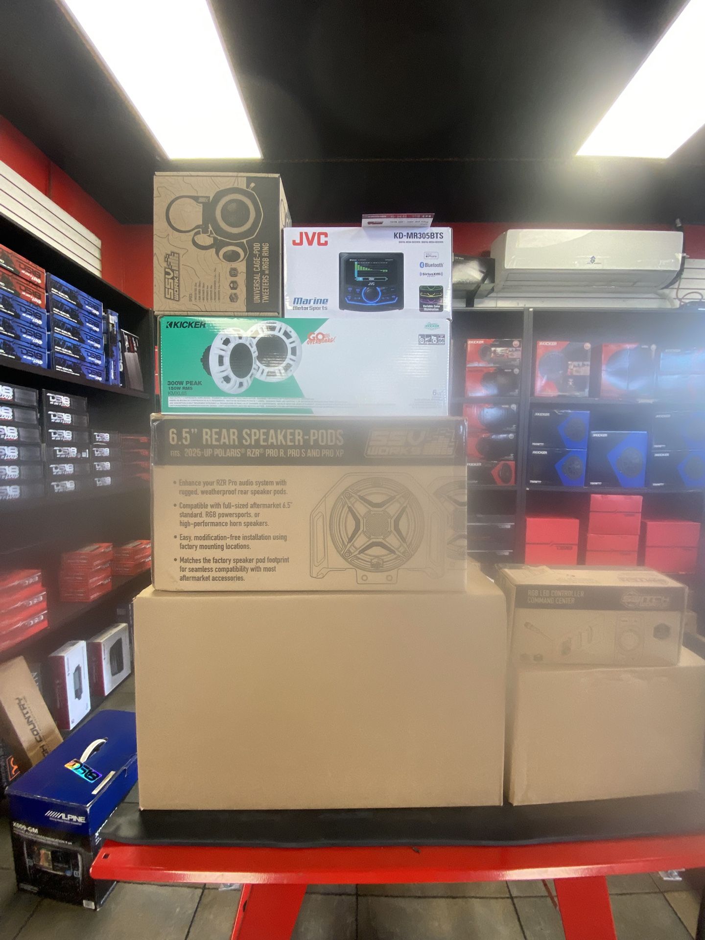 SSV Works Kicker Full Phase 7 System 2025 RZR Pro