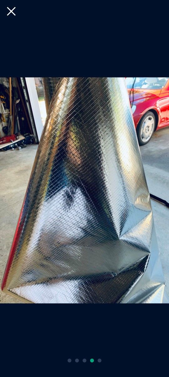 Aluminum foil with fiber