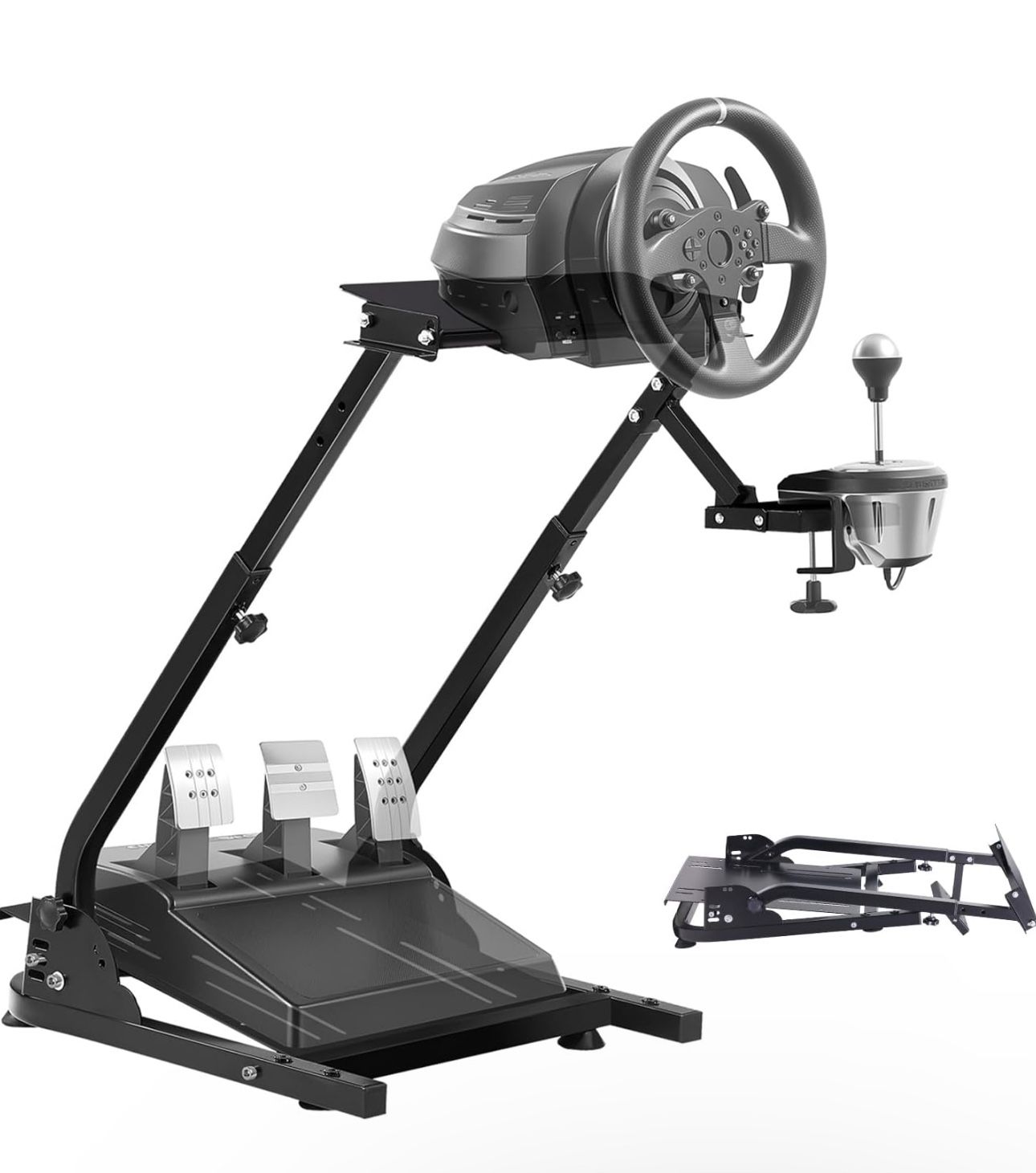 Racing SIM Wheel and Pedal Frame