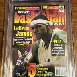 9.4 Graded LeBron James Beckett Magazine 