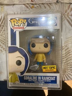 Funko Pop Coraline in Raincoat Diamond Collection Hot Topic Exclusive