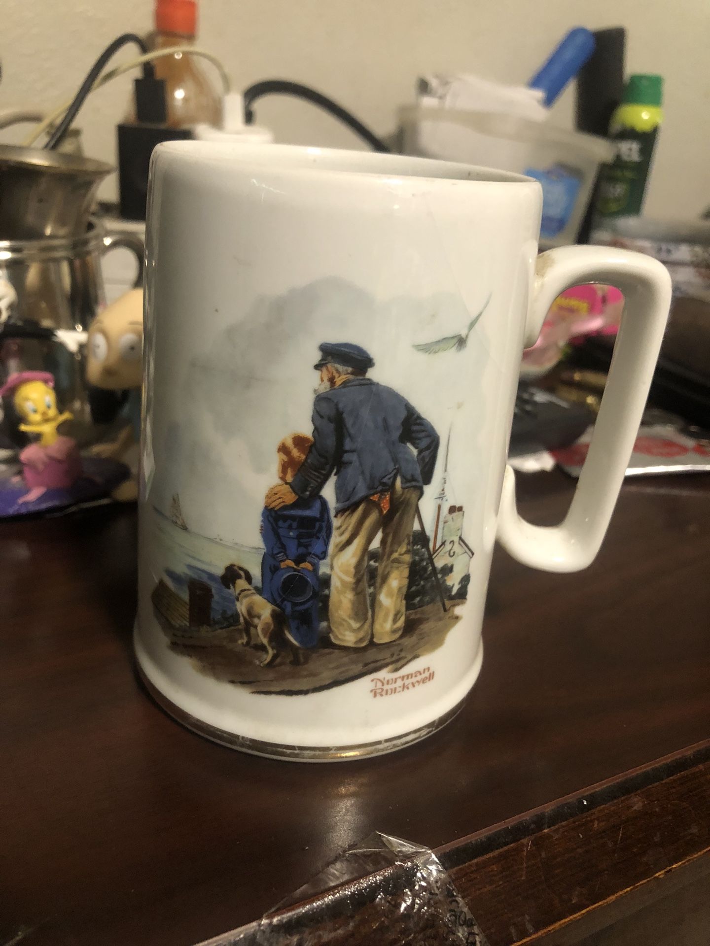 Norman Rockwell Coffee Cup