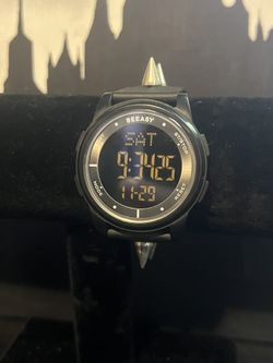 Spike Studded Waterproof Alarm Watch