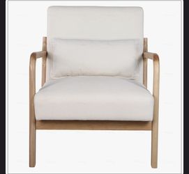 Modern Arm Chair With Solid Wood Frame